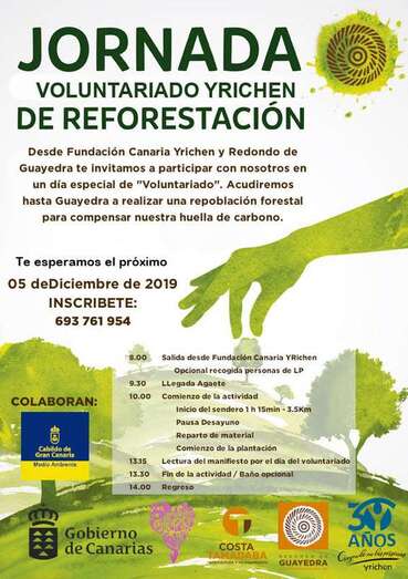 Cartel de la actividad (Foto TA)